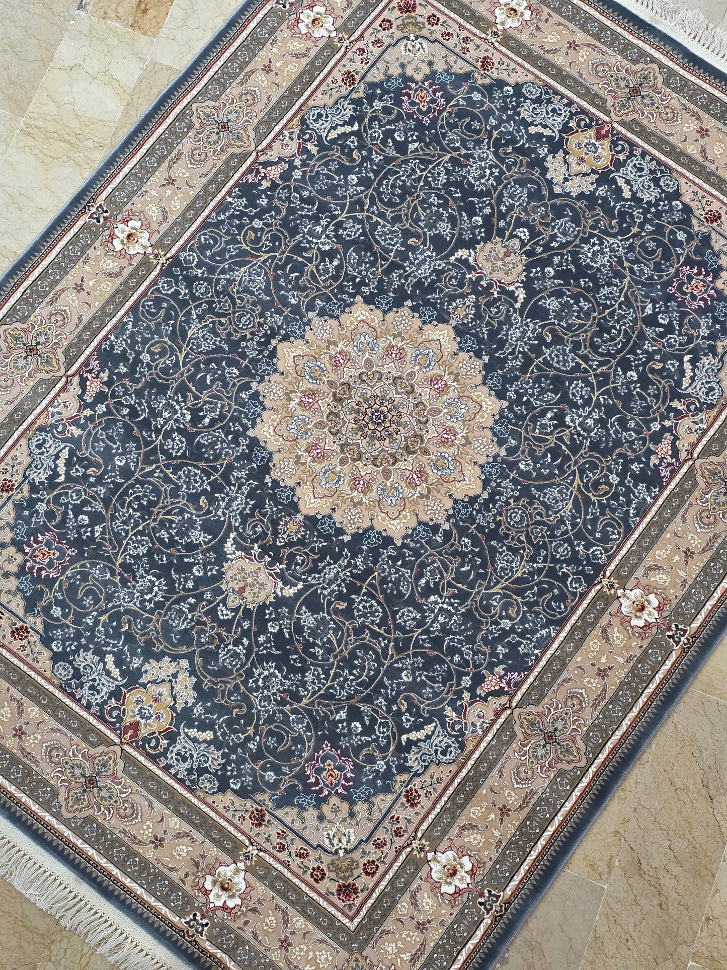 Blush Garden - Slate Gray