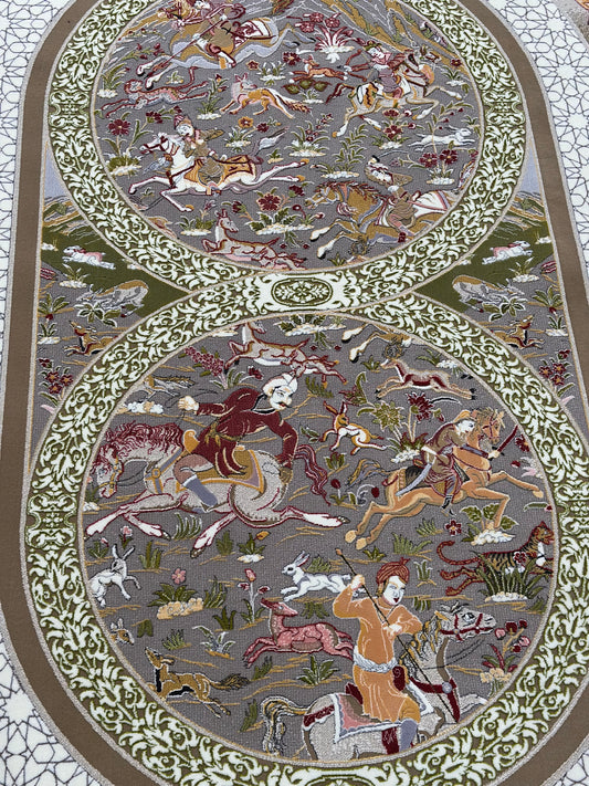 Royal Hunt Tapestry - Beige