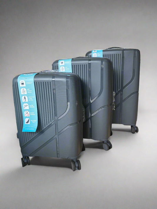 Travel Bag Set of 3 - D.Grey