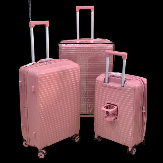 3pcs Travel Bags - Pink