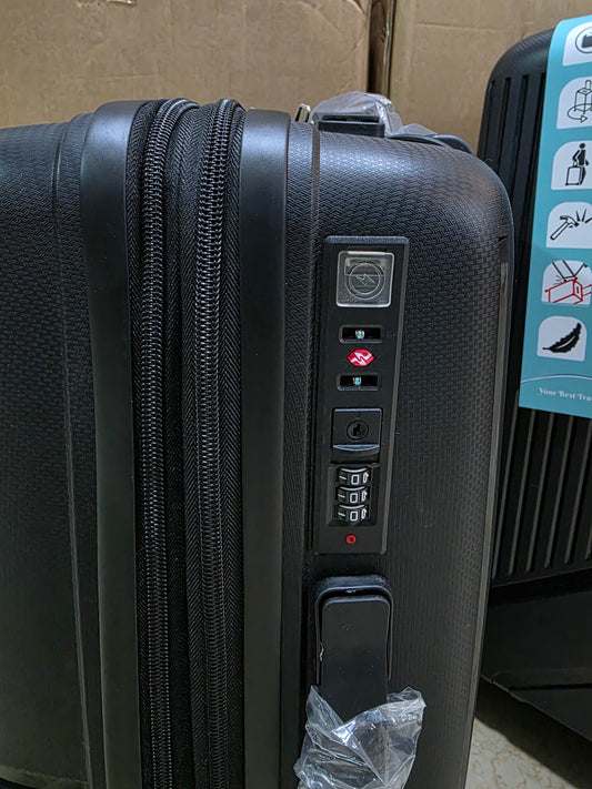 Travel Bags Set of 3 - Black